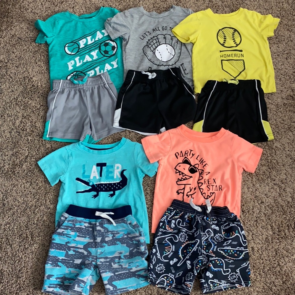 Boys Summer Lot Shorts & Tees Sets